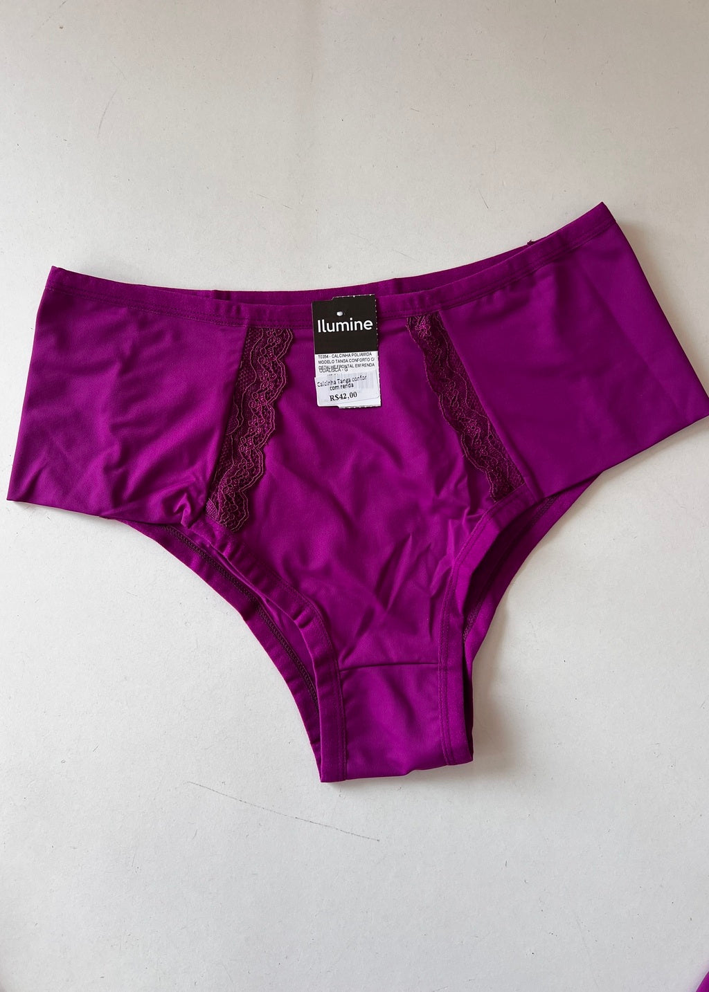 Calcinha Tanga confort - com renda