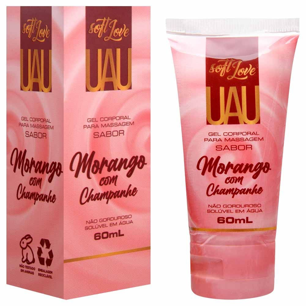 Gel corporal - Morango com Champanhe