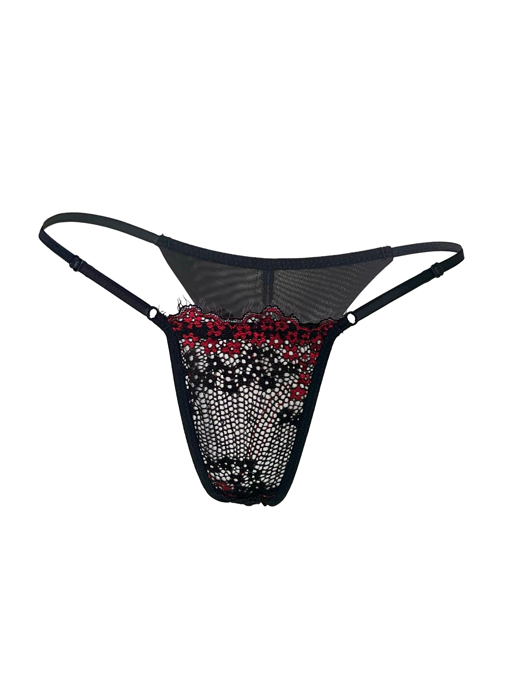 Calcinha renda fio de tule