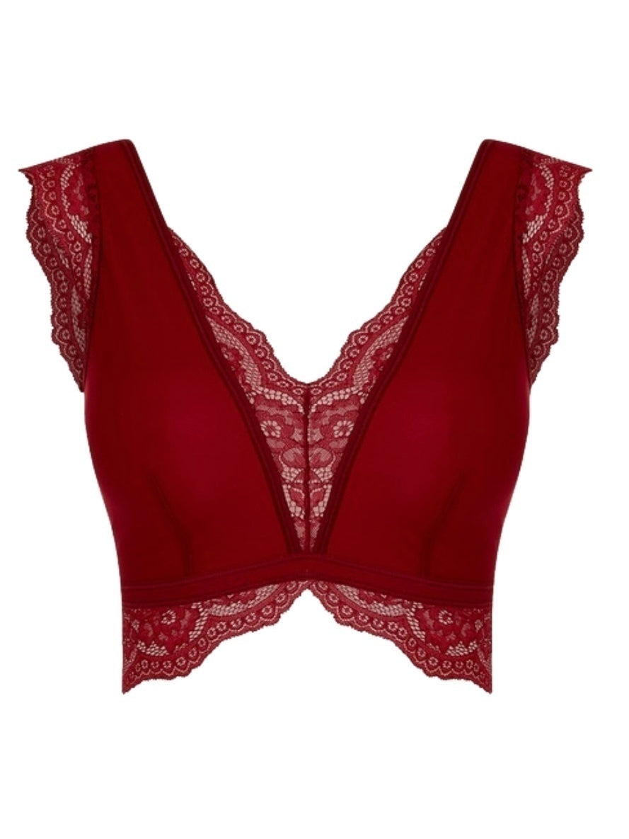 Cropped Tule Renda