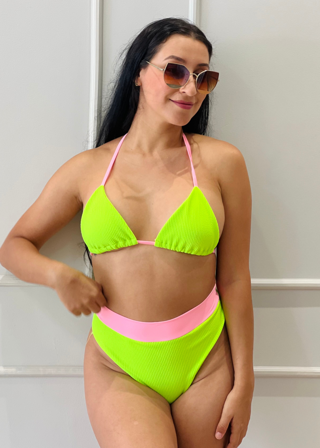 Biquíni Hot Pant Bicolor